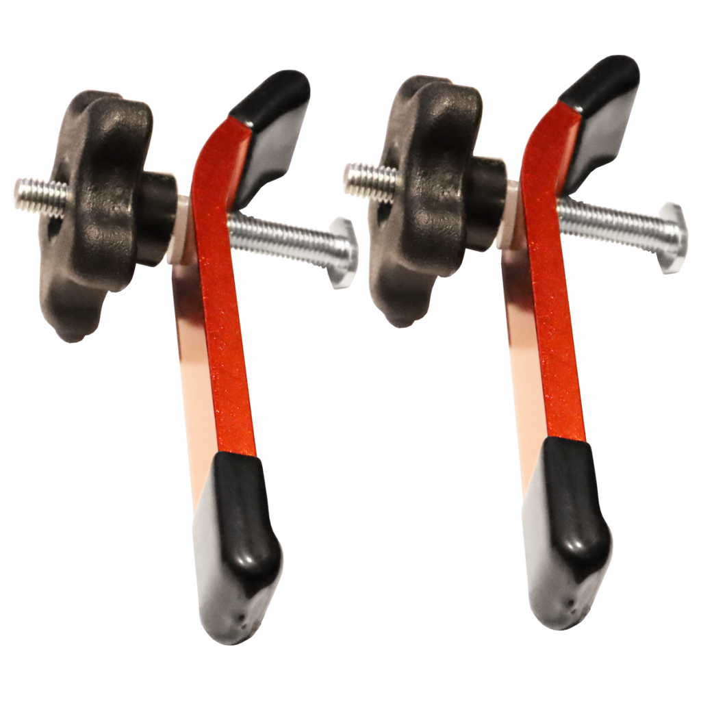 CWI-HDC135 Bullett T-Track Hold Down Clamp Set 135mm w/Rubber Tips (2/Set)