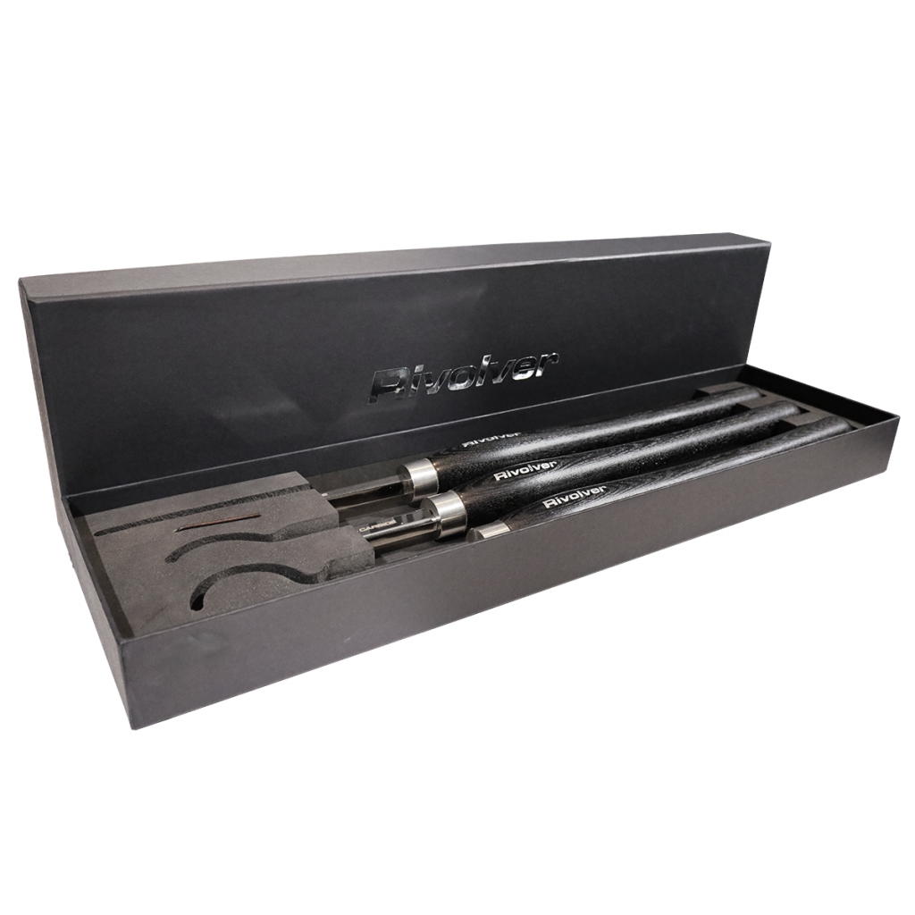 CWI-TT3-CT Rivolver 3 Piece Carbide Hollowing Tool Set