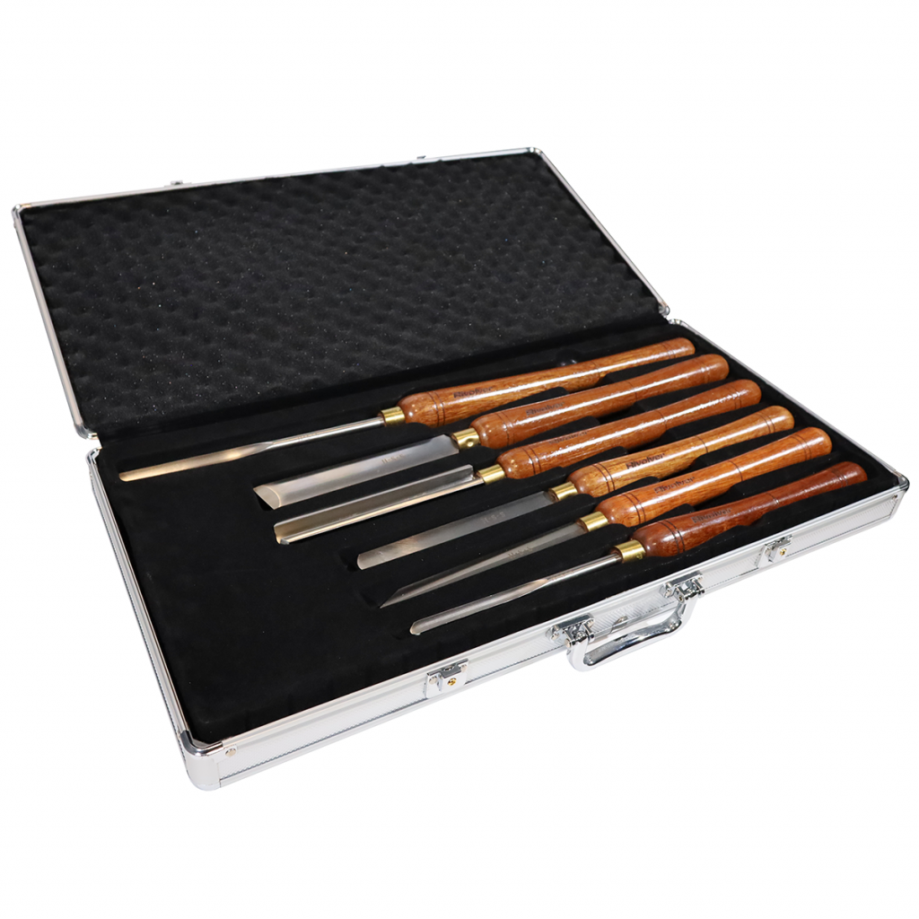 Rivolver 6 Piece HSS Turning Tool Set w/Walnut Handles