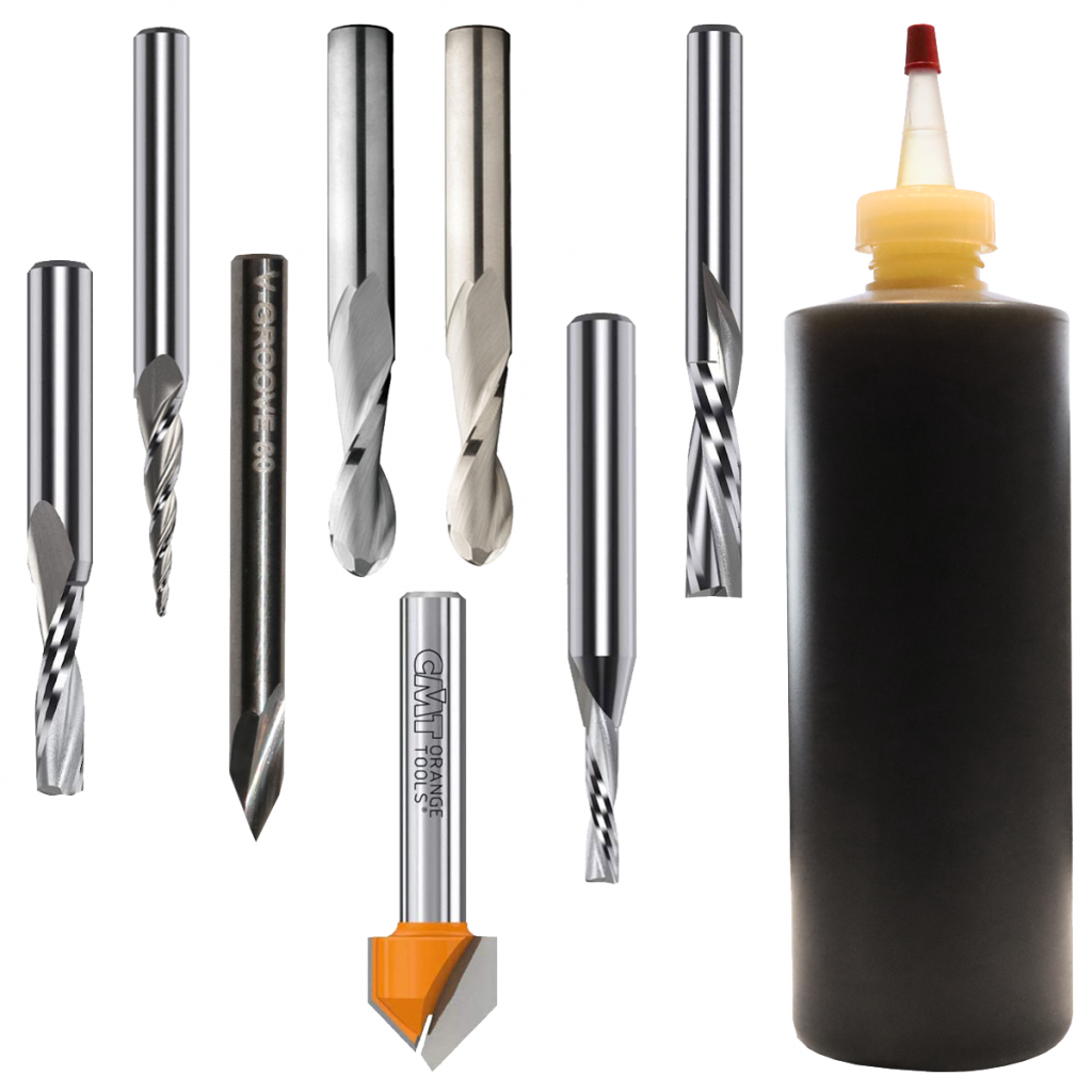 9 Piece Starter Tooling Kit for Prodigy CNC Engraver